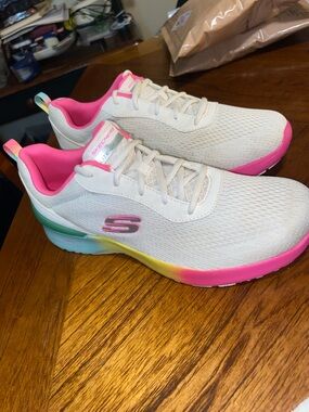 Skechers SKECH-AIR Memory Foam Support/Rainbow Accents
